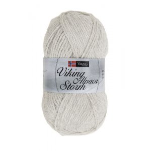Wikingergarn Alpaca Storm 50g - Hellgrau (512) Wikingergarn Alpaca Storm 50g - Hellgrau (512)