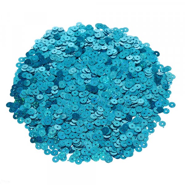 Pailletten, rund/flach 6 mm - 10 g