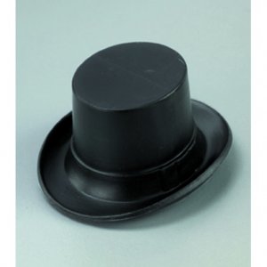 Miniatur 20 mm - schwarz 3 Stk. Hoher Hut Miniatur 20 mm - schwarz 3 Stk. Hoher Hut