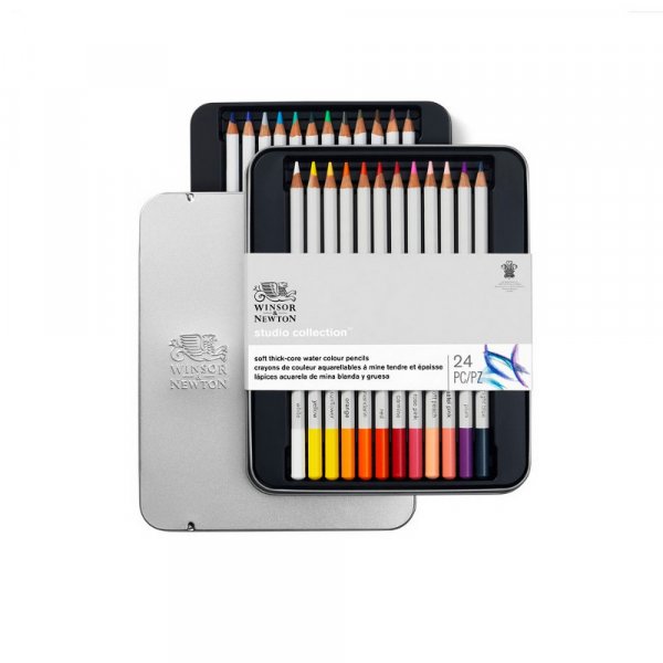 Winsor & Newton Aquarellstift-Set - 24 Stifte