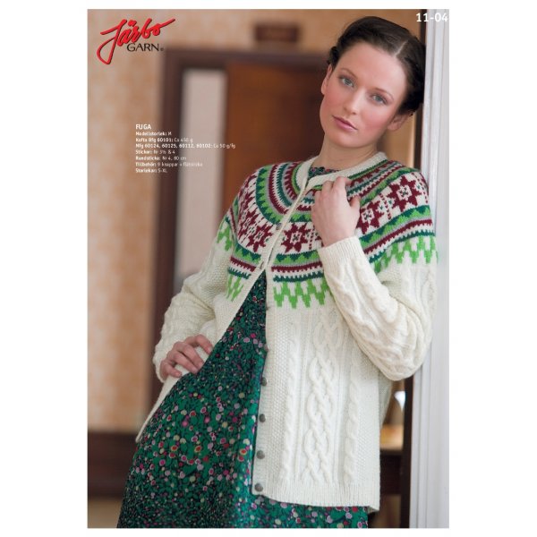 Strickanleitung - Strickjacke mit Muster