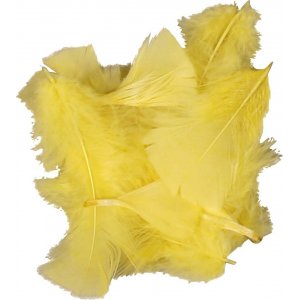 Daunen - gelb - 50 g Daunen - gelb - 50 g