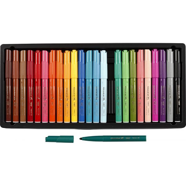 Visa Color Marker - 3 mm - Gemischte Farben - 24 Stk