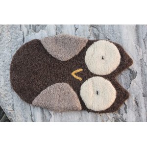 Strickanleitung - Sitzauflage Eule Strickanleitung - Sitzauflage Eule