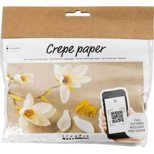 Mini-DIY-Kit Krepppapier - Magnolienzweig Mini-DIY-Kit Krepppapier - Magnolienzweig