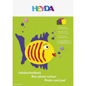 Block aus farbigem Papier A4 300 g - 10 Seiten Block aus farbigem Papier A4 300 g - 10 Seiten