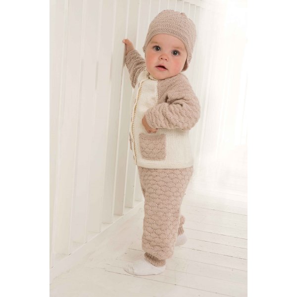 Strickmuster - Strickjacke, Hose und Mtze