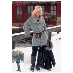 Strickmuster - Große Strickjacke Strickmuster - Große Strickjacke