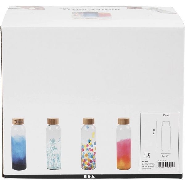 Wasserflasche - 500 ml - 12 Stk Wasserflasche - 500 ml - 12 Stk