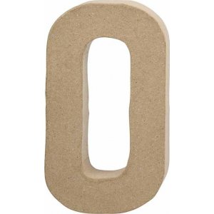 Pappbuchstabe - O - 5 cm Pappbuchstabe - O - 5 cm