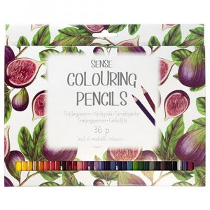Farbstifte Sense - 36 Stifte, darunter 6 Metallic-Farben Farbstifte Sense - 36 Stifte, darunter 6 Metallic-Farben
