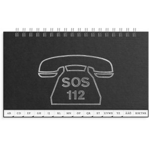 Telefon-/Adressbuch A-Z - Schwarz Telefon-/Adressbuch A-Z - Schwarz