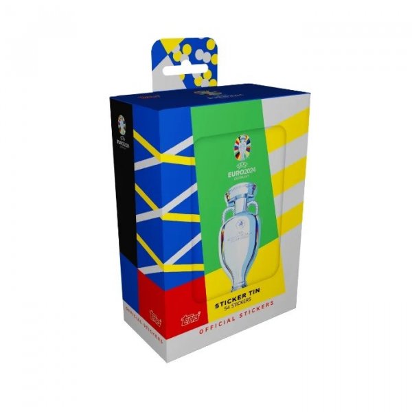 Topps Aufkleber - Euro 2024 Mini Mix + Blechdose