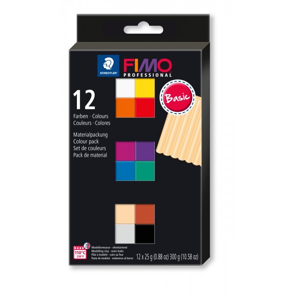 Modelliermasse Fimo Professional 12 x 25 g