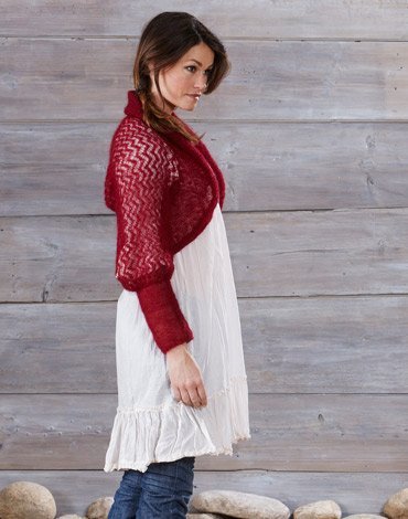 Strickanleitung - Muster gestrickter Bolero