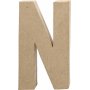 Pappbuchstabe - N - 5 cm