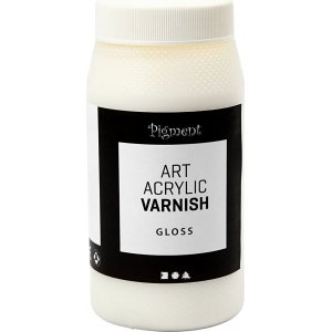 Art Acrylic Schlussfirnis - Glänzend transparent - Weiß - 500 ml Art Acrylic Schlussfirnis - Glänzend transparent - Weiß - 500 ml