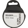 Satinband - Schwarz - B3 mm - 15 m