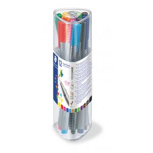 Fineliner Triplus 0,3 mm im Glas - 12 Stifte Fineliner Triplus 0,3 mm im Glas - 12 Stifte