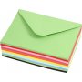 Umschlag - gemischte Farben - 11,5 x 16 cm - 10 x 10 Stk