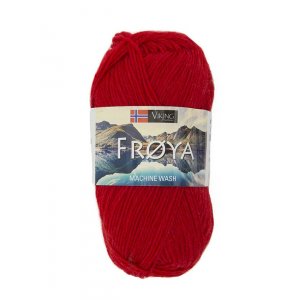 Wikingergarn Fröya 50g - Rot (204) Wikingergarn Fröya 50g - Rot (204)