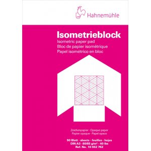 Millimeterblock Hahnemühle Isometrische 80/85g Millimeterblock Hahnemühle Isometrische 80/85g