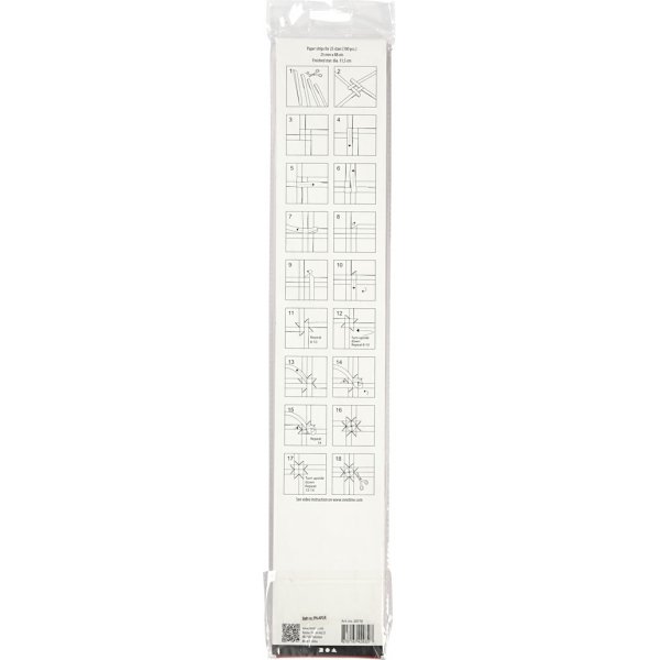 Sternstreifen - rot - 11,5 cm - 100 Streifen