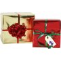 Geschenkpapier - Metallic-Rot - 100 m