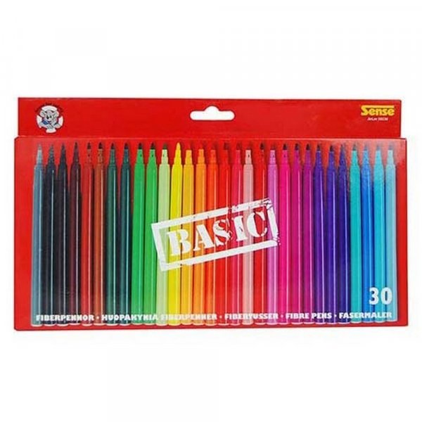 Fasermaler Basic Sense - 30 Stifte