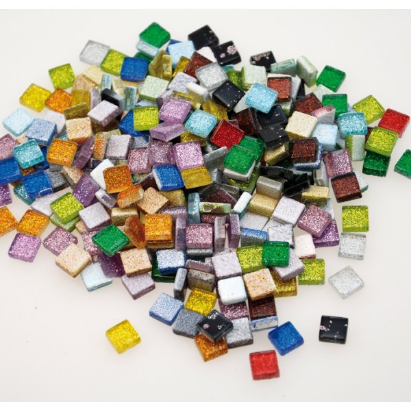 Mosaiksteine glitzern