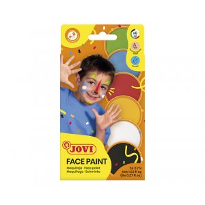 Gesichtsfarbenset - Jovi - 6 Farbdosen 8 ml gemischte Farben Gesichtsfarbenset - Jovi - 6 Farbdosen 8 ml gemischte Farben