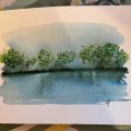 Kundenbild Aquarellblock, geklebt, kaltgepresste Bögen, 300 g - 26 x 36 cm