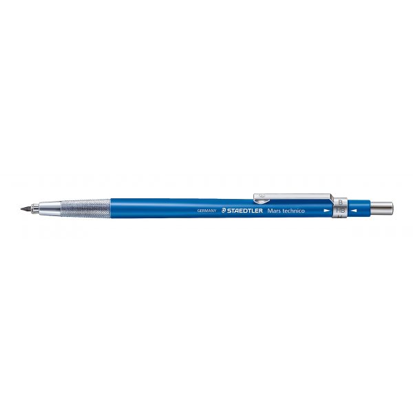Kugelschreiber Mars Technico Steel 2mm HB - Blau