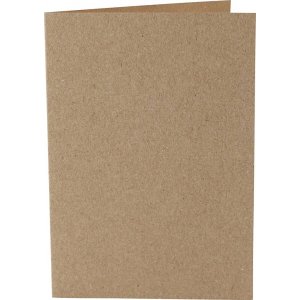 Karte - Natur - 10,5 x 15 cm - 10 Stk Karte - Natur - 10,5 x 15 cm - 10 Stk