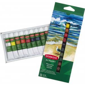 Derwent Academy Aquarellfarbe 12 ml - 12 Farben Derwent Academy Aquarellfarbe 12 ml - 12 Farben