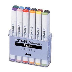 Copic Sketch-Set - 12 Stifte - Basic Copic Sketch-Set - 12 Stifte - Basic
