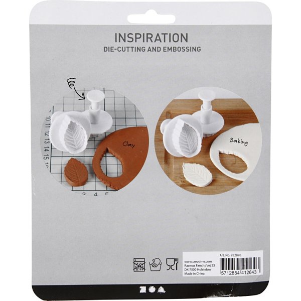 Geprgter Ausstecher - wei - Weihnachtsbaum - Schneemann - Lebkuchenmann - Kugel