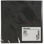 Servietten - schwarz - 20 Stk