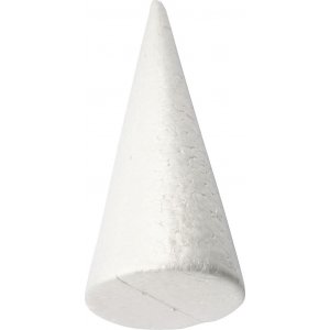 Styroporkegel - weiß - Ø10 cm Styroporkegel - weiß - Ø10 cm