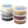 Foam Clay - braune Harmonie - metallic - 6 x 14 g