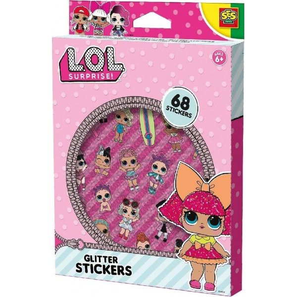 Glitzeraufkleber - LOL berraschung