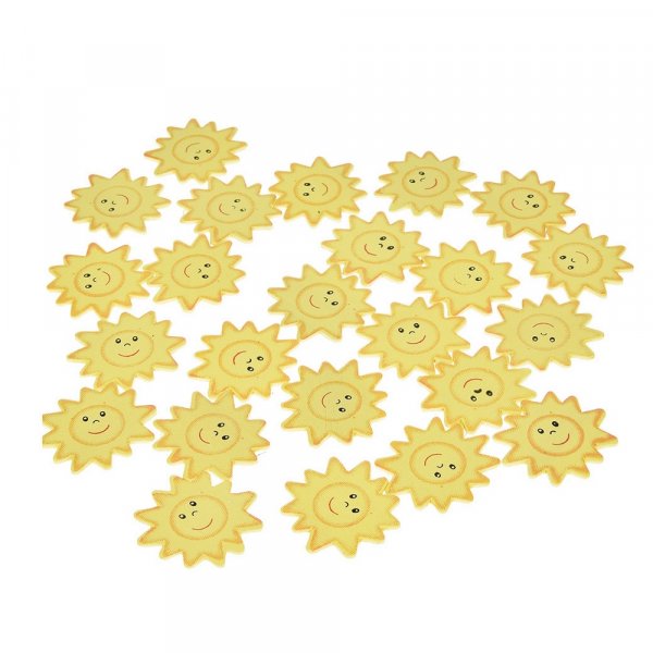 Dekorholz 35 mm - gelb 24 Stk. Solar-