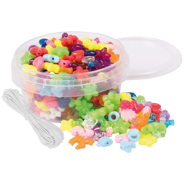 Perlen im Glas - Perlenmix-Figuren - 250 Stk