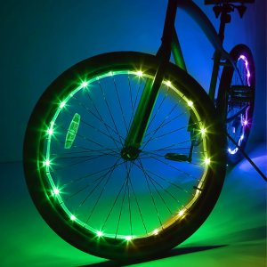 LED-Fahrrad-Radlicht 213 cm, mehrfarbig - batteriebetrieben LED-Fahrrad-Radlicht 213 cm, mehrfarbig - batteriebetrieben