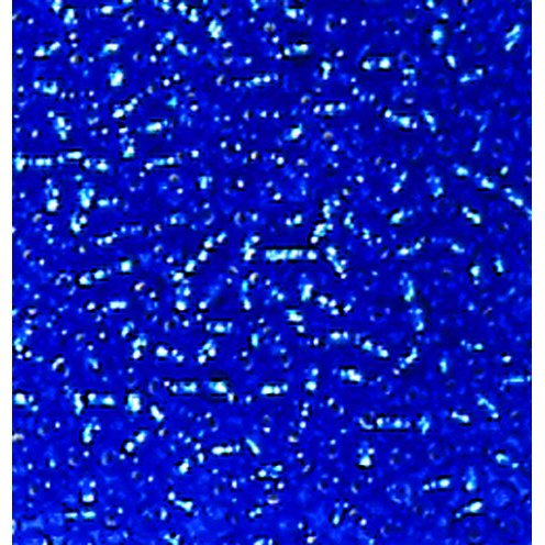Rocailleperlen silbern gefttert - blau