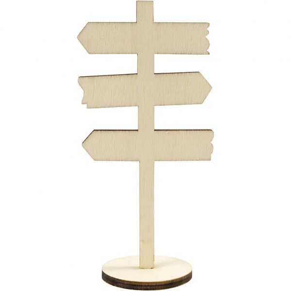 Weihnachtsmann-Accessoires - Schild zu Fu