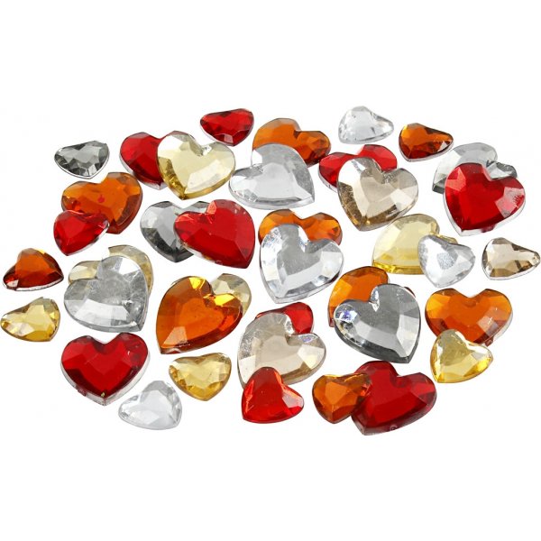 Strasssteine - rote Harmonie - 6+10+14 mm - 252 Stk Strasssteine - rote Harmonie - 6+10+14 mm - 252 Stk