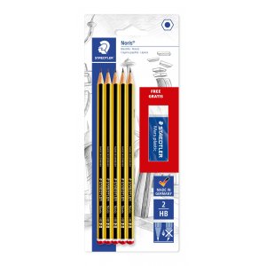Noris Bleistifte und Radiergummis - 5 Stifte Noris Bleistifte und Radiergummis - 5 Stifte