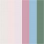 Glitzer und Pailletten - Pastellfarben - 6 x 5 g