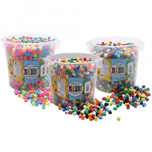 NABBI Röhrenperlen - Gemischte Farben - Jumbo - 3x2450 Stk NABBI Röhrenperlen - Gemischte Farben - Jumbo - 3x2450 Stk